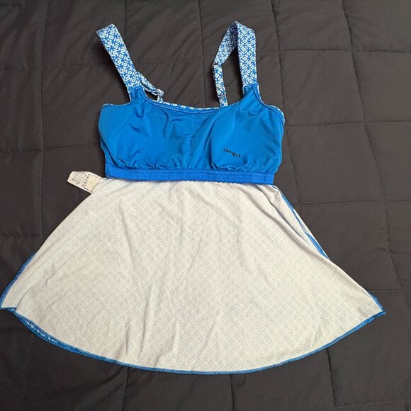 Lands' End Flutter Scoop Neck Tankini - Extra Small Long - NWT - Picture 5 of 12